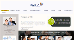 Desktop Screenshot of declicce.com