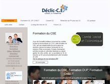 Tablet Screenshot of declicce.com